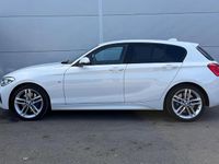 Used BMW 120 M Sport 181 HP (133 kW) 2017 White Hatchback