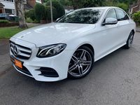 Used Mercedes E220 AMG line 2017 White Sedan