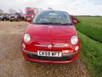 Used Fiat 500 Lounge 69 HP (50 kW) 2009 Red Hatchback