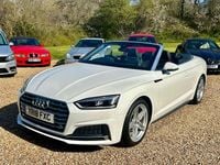 Used Audi A5 Cabriolet S-Line 190 HP (139 kW) 2018 White Cabriolet