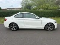 Used BMW 218 Sport Line 136 HP (100 kW) 2017 White Coupe
