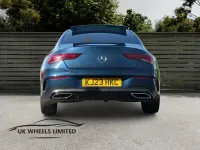 Used Mercedes CLA180 AMG Line Premium Plus 136 HP (100 kW) 2023 Blue Coupe