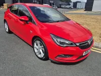 Used Vauxhall Astra SRi 150 HP (110 kW) 2017 Red Hatchback