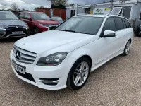 Used Mercedes C250 AMG 2013 White Estate