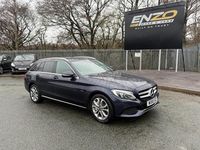 Used Mercedes C350e 2018 Blue Estate