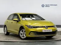 Used VW Golf VII Life 2021 Yellow Hatchback