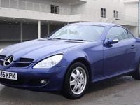 Used Mercedes SLK200 2005 Blue Cabriolet