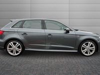 Used Audi A3 S-Line 150 HP (110 kW) 2018 Grey Sedan