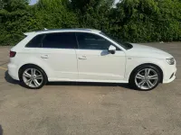 Used Audi A3 Sportback S-Line 150 HP (110 kW) 2017 White Hatchback