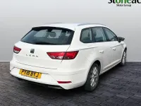 Used Seat Leon Ecomotive 116 HP (85 kW) 2018 White Estate