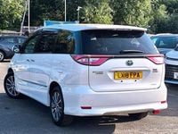 Used Toyota Estima Hybrid 2018 Pearl white MPV