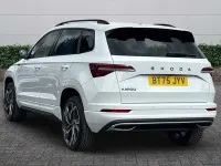 New Skoda Karoq SportLine 150 HP (110 kW) 2026 Moon white metallic SUV