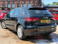 Used Audi A3 Sportback Design 110 HP (80 kW) 2016 Black Hatchback