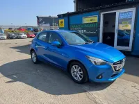 Used Mazda 2 90 HP (66 kW) 2016 Blue Hatchback