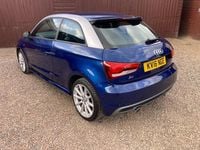 Used Audi A1 S-Line 116 HP (85 kW) 2016 Blue Hatchback