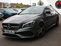 Used Mercedes CLA220 AMG line 2018 Grey Coupe