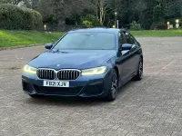 Used BMW 520 M Sport 2021 Blue Sedan