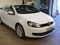 used VW Golf Cabriolet f 1.6 TDI BlueMotion Tech SE Euro 5 (s/s) 2dr Convertible