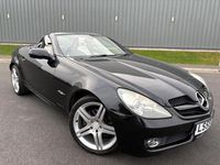 Used Mercedes SLK200 184 HP (135 kW) 2009 Black Cabriolet