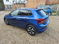 Used VW Polo Match 95 HP (69 kW) 2021 Blue Hatchback