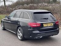 Used Mercedes C220 AMG line 170 HP (125 kW) 2016 Black Estate