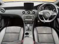 Used Mercedes A200 AMG line 134 HP (98 kW) 2016 Blue Hatchback