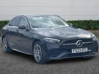 Used Mercedes C300e AMG line 2023 Black Sedan
