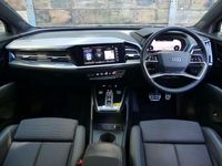 Used Audi Q4 e-tron S-Line 150 kW (204 HP) 2022 Black SUV