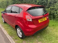 Used Ford Fiesta Zetec 82 HP (60 kW) 2016 Red Hatchback