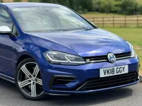 Used VW Golf VII R 310 HP (228 kW) 2018 Blue Hatchback