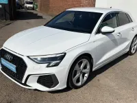 Used Audi A3 Sportback S-Line 200 HP (147 kW) 2022 White Hatchback