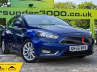 Used Ford Focus Titanium 125 HP (91 kW) 2017 Blue Hatchback