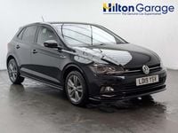 Used VW Polo R-line 95 HP (69 kW) 2019 Black Hatchback
