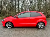 Used VW Polo Edition 90 HP (66 kW) 2017 Red Hatchback