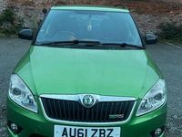 Used Skoda Fabia vRS 180 HP (132 kW) 2011 Green Hatchback