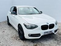 Used BMW 116 Sport Line 116 HP (85 kW) 2015 White Hatchback