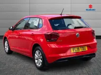 Used VW Polo SE 94 HP (69 kW) 2019 Red Hatchback