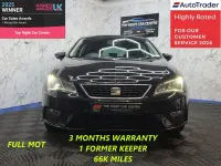 Used Seat Leon SE Dynamic 115 HP (84 kW) 2018 Black Hatchback