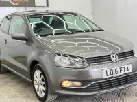 Used VW Polo Match 90 HP (66 kW) 2016 Grey Hatchback