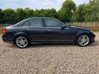 Begagnad Mercedes C220 AMG 2013 Svart Sedan