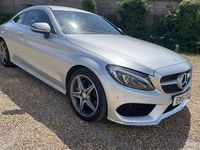 Used Mercedes C220 AMG line 170 HP (125 kW) 2016 Silver Coupe