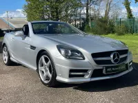 Usado Mercedes SLK200 AMG 184 HP (135 kW) 2012 Prateado Cabrios
