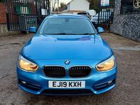 Used BMW 118 Sport Line 2019 Blue Hatchback