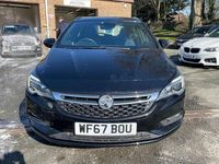 Used Vauxhall Astra SRi 150 HP (110 kW) 2017 Black Estate