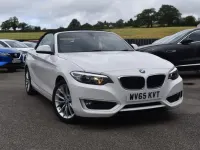 Used BMW 218 Comfort Edition 2015 White Cabriolet