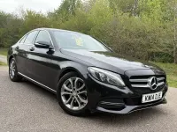 Usado Mercedes C200 184 CV (135 kW) 2014 Negro Berlina