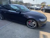 Used Audi A6 Black Edition 320 HP (235 kW) 2015 Blue Sedan