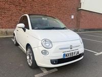Used Fiat 500 Sport 2009 White Cabriolet