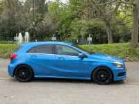 Usado Mercedes A220 AMG 170 HP (125 kW) 2015 Azul Citadino