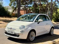 Used Fiat 500 Lounge 69 HP (50 kW) 2013 White Hatchback